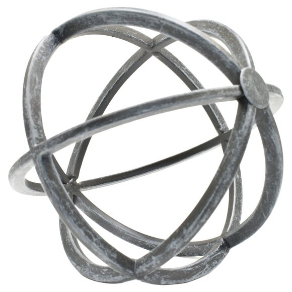 Adam & Friends Home Decor Metal Galena Atomic Ball Sculpture1-PiecePewter